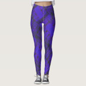 HAMbyWG - Leggings - Violet Blue Distress (Vorderseite)