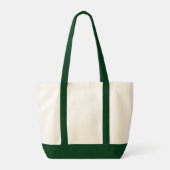 HAMbyWG - Leinwand Tote Bag - Ihre Initiale auf ei Tragetasche (Rückseite)
