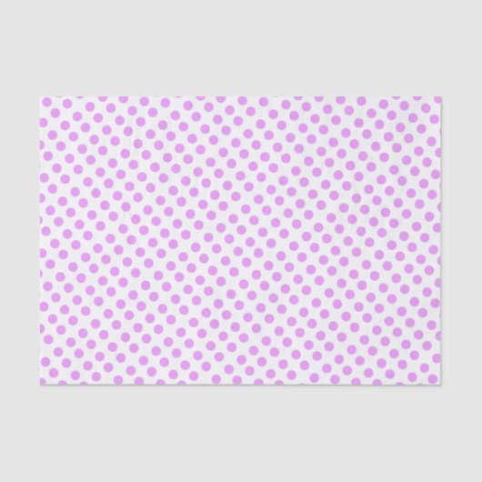 HAMbyWG - Light Violet Polka Dot Gift Tissue Seidenpapier (Vorderseite)