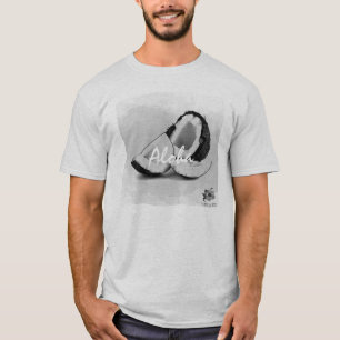HAMbyWG - Männer Vintage Hawaiin-Kokosnüsse T-Shirt