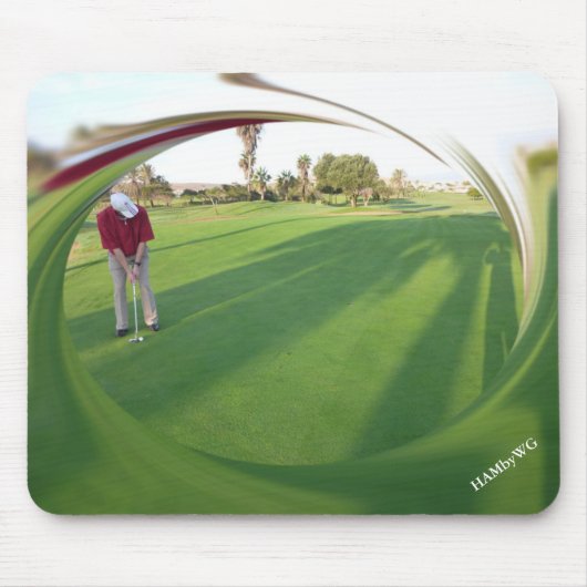 HAMbyWG - Maus-Pad - Golfer Mousepad (Vorne)