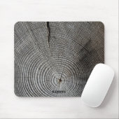 HAMbyWG - Maus-Pad - Holzbild - grau Mousepad (Mit Mouse)