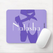 HAMbyWG - Maus Pad Lila Ballet Slipper Mousepad (Mit Mouse)