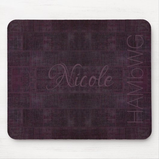 HAMbyWG - Maus-Pad - Not leidende Schwarze Kirsche Mousepad (Vorne)