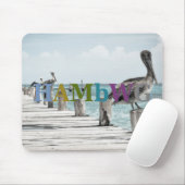 HAMbyWG - Maus-Pad - Pelikane auf Dock Mousepad (Mit Mouse)
