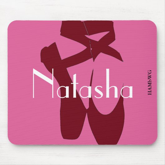HAMbyWG - Maus Pad Red Ballet Slipper Mousepad (Vorne)