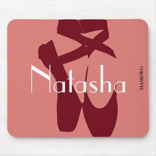 HAMbyWG - Maus Pad Red Ballet Slipper Mousepad (Vorne)