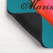 HAMbyWG - Maus-Pad - Rotes Herz Mousepad (Ecke)