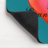 HAMbyWG - Maus-Pad - Rotes Herz Mousepad (Ecke)