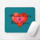 HAMbyWG - Maus-Pad - Rotes Herz Mousepad (Mit Mouse)