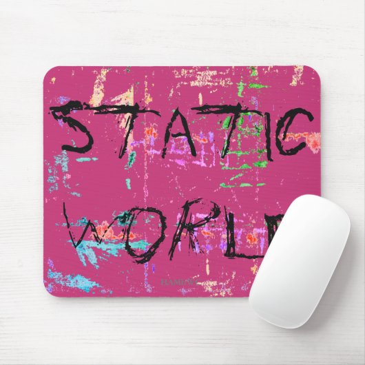 HAMbyWG - Maus-Pad - Statische Welt Mousepad (Mit Mouse)