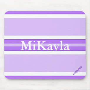 HAMbyWG - Maus-Pad - violetter Streifen breit Mousepad