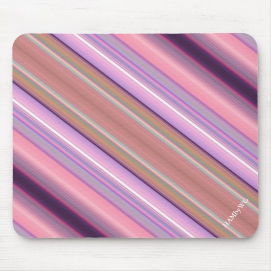 HAMbyWG - Mauspad - Deko Diagonal Stripe (Vorne)