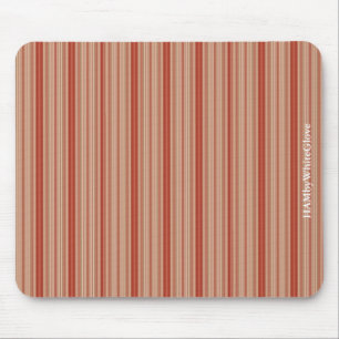 HAMbyWG - Mauspad - Orange-Roter Streifen