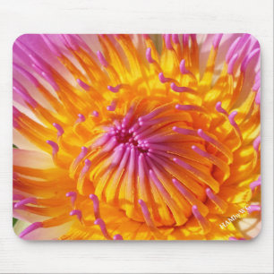 HAMbyWG - Mauspad - Pink & Gelbe Blume
