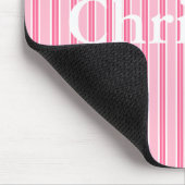 HAMbyWG - Mauspad - rosa Streifen (Ecke)