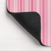 HAMbyWG - Mauspad - Rose Rosa Streifen (Ecke)