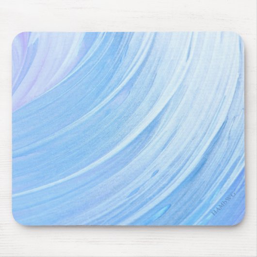 HAMbyWG - Mauspad - silberblau Swirl (Vorne)