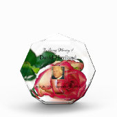 HAMbyWG Memorial Rose Akryllischer Foto Block (Vorderseite)