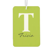 HAMbyWG - Modern Monogram Autolufterfrischer (Rückseite)