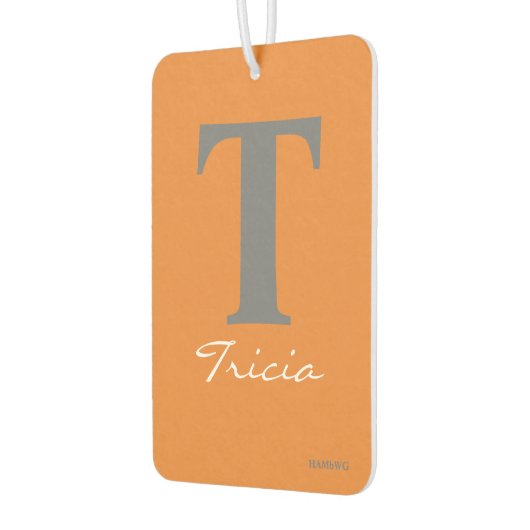 HAMbyWG - Modern Monogram Autolufterfrischer (Links)