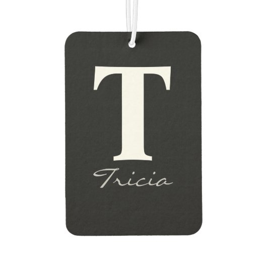 HAMbyWG - Modern Monogram Autolufterfrischer (Rückseite)