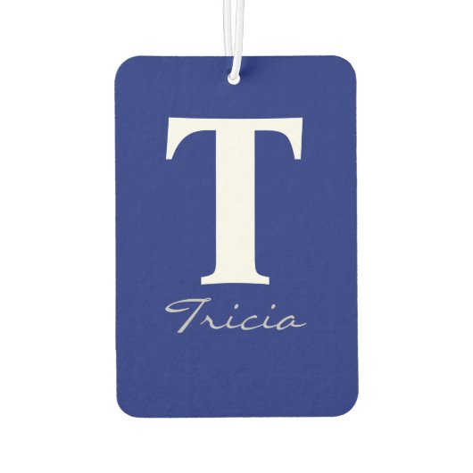 HAMbyWG - Modern Monogram Autolufterfrischer (Rückseite)