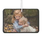 HAMbyWG - Modernes Monogramm-Foto Autolufterfrischer (Vorderseite)