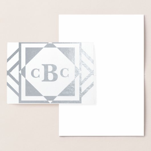 HAMbyWG Monogram Card Folienkarte (Anzeige)