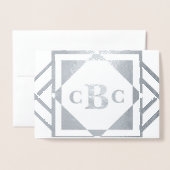 HAMbyWG Monogram Card Folienkarte (Vorderseite mit Umschlag)