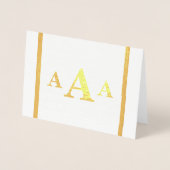 HAMbyWG Monogram Card Folienkarte (Vorderseite)