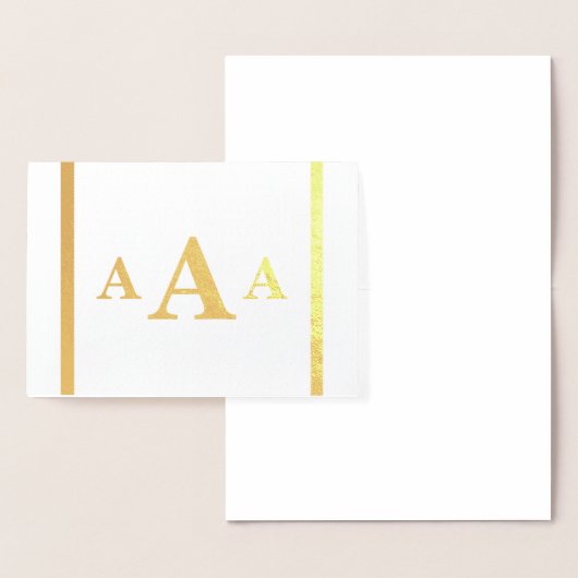 HAMbyWG Monogram Card Folienkarte (Anzeige)