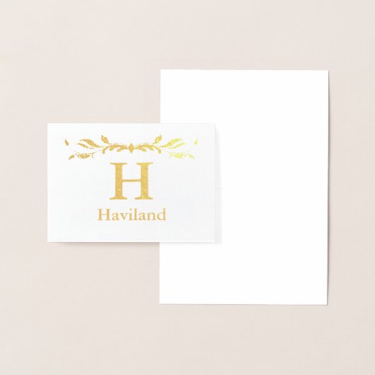 HAMbyWG Monogram Folienkarte (Anzeige)