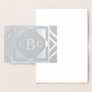 HAMbyWG Monogramm-Karte Folienkarte