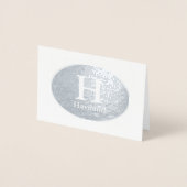 HAMbyWG Monogramm mit Oval Folienkarte (Vorderseite)