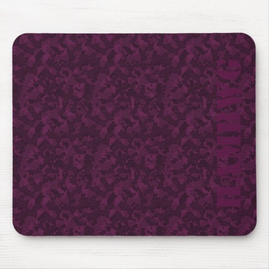 HAMbyWG - Mouse Pad - Black Cherry Camouflage Mousepad (Vorne)
