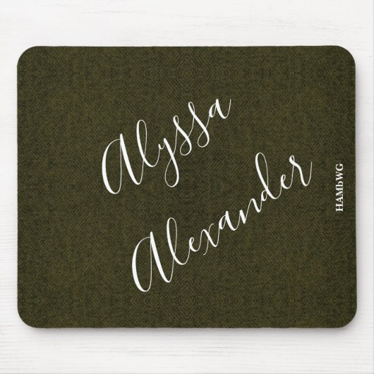 HAMbyWG - Mouse Pad - Denim Image - Olive Mousepad (Vorne)