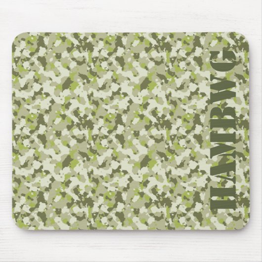 HAMbyWG - Mouse Pad - Green Camouflage Mousepad (Vorne)