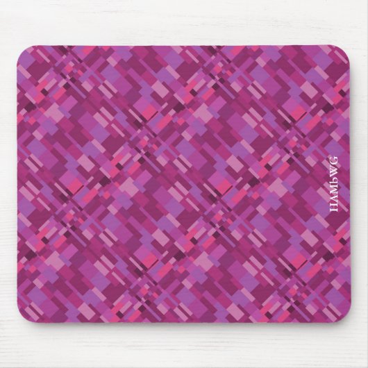 HAMbyWG - Mouse Pad - Modern Graphic Pink Mousepad (Vorne)