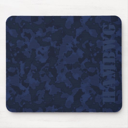 HAMbyWG - Mouse Pad - Navy Camouflage Mousepad (Vorne)