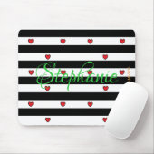 HAMbyWG - Mouse Pad - Tiny Red heart Mousepad (Mit Mouse)