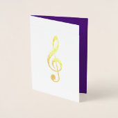 HAMbyWG Musical Note Folienkarte (Vorderseite)