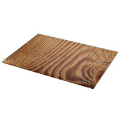 HAMbyWG - Natural Wood Look- Glass Cutting Board Schneidebrett (Ecke)