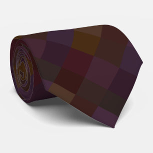 HAMbyWG - Neck Tie - Plum Spectrum Diamond Krawatte
