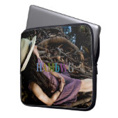 HAMbyWG - Neopren Laptop-Sieb - Mädchen Reflektier Laptopschutzhülle (Vorderseite Links)