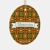 HAMbyWG - Oliven-, Rost- und Grünmakrame der 1970e Keramikornament (Rechts)