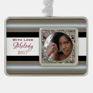 HAMbyWG - Ornament - Foto Rahmen-Ornament Silber