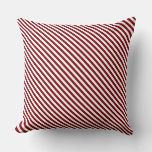 HAMbyWG - Outdoor Kissen 20" - Roter weißer Streif