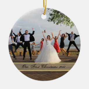HAMbyWG Paare Erste Weihnachtsfeier Keramik Ornament