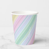 HAMbyWG - Paper Cup, 9 oz - Multicolor Lines Paper Pappbecher (Rückseite)